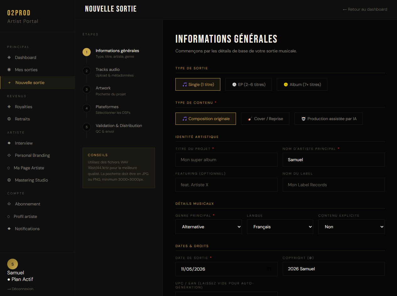 Nouvelle Sortie